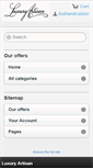 Mobile Screenshot of luxuryartisan.com